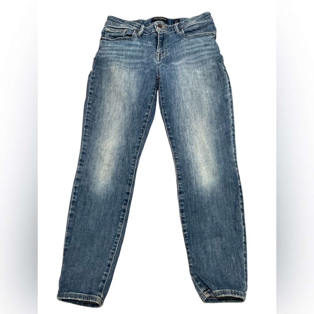 Lucky Brand Low rise Skinny Lolita  Classic Blue Denim Jeans Size 8/29 Ankle